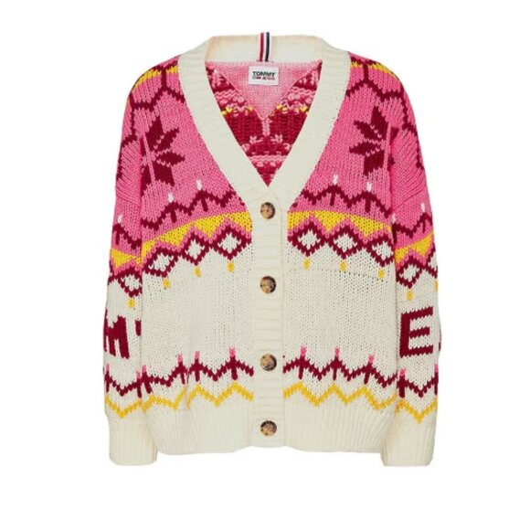 Tommy Hilfiger Sweaters - Tommy Jeans Fair Isle Knit Cardigan – Size Small